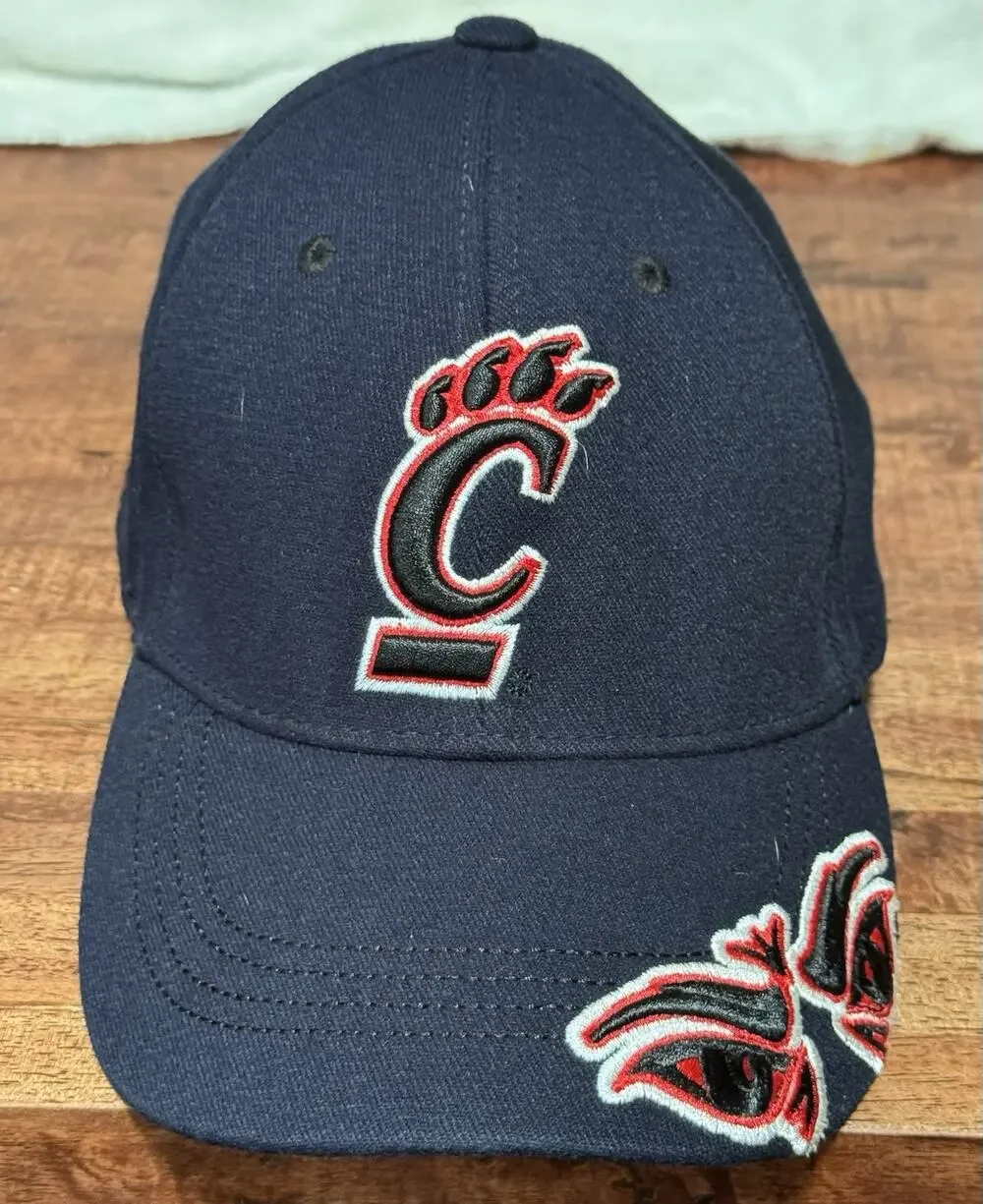 University of Cincinnati Bearcats, TOW, Hat, Embroidered Logo, One Size - S/M